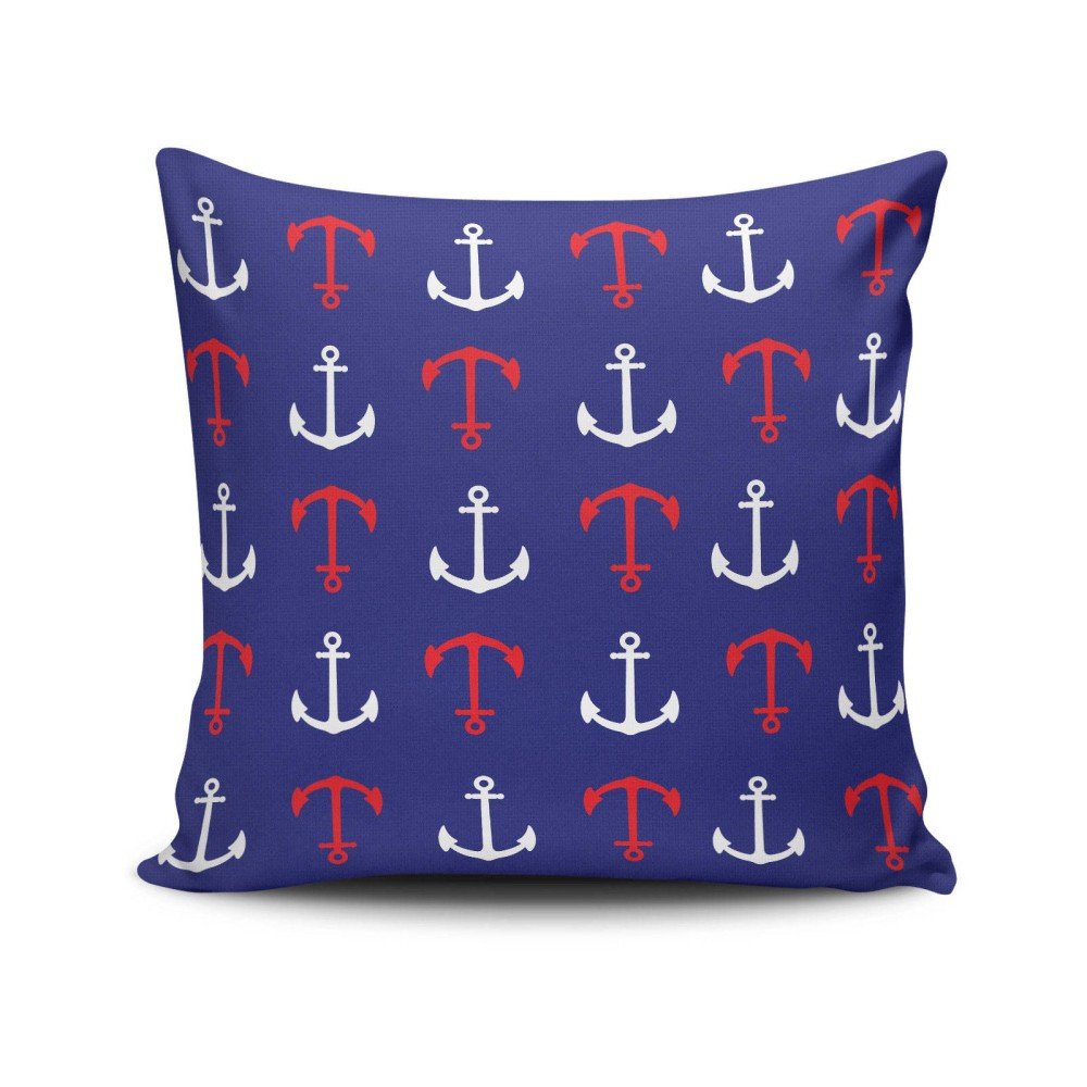 Polštář s výplní Anchor Navy, 45 x 45 cm v:793014