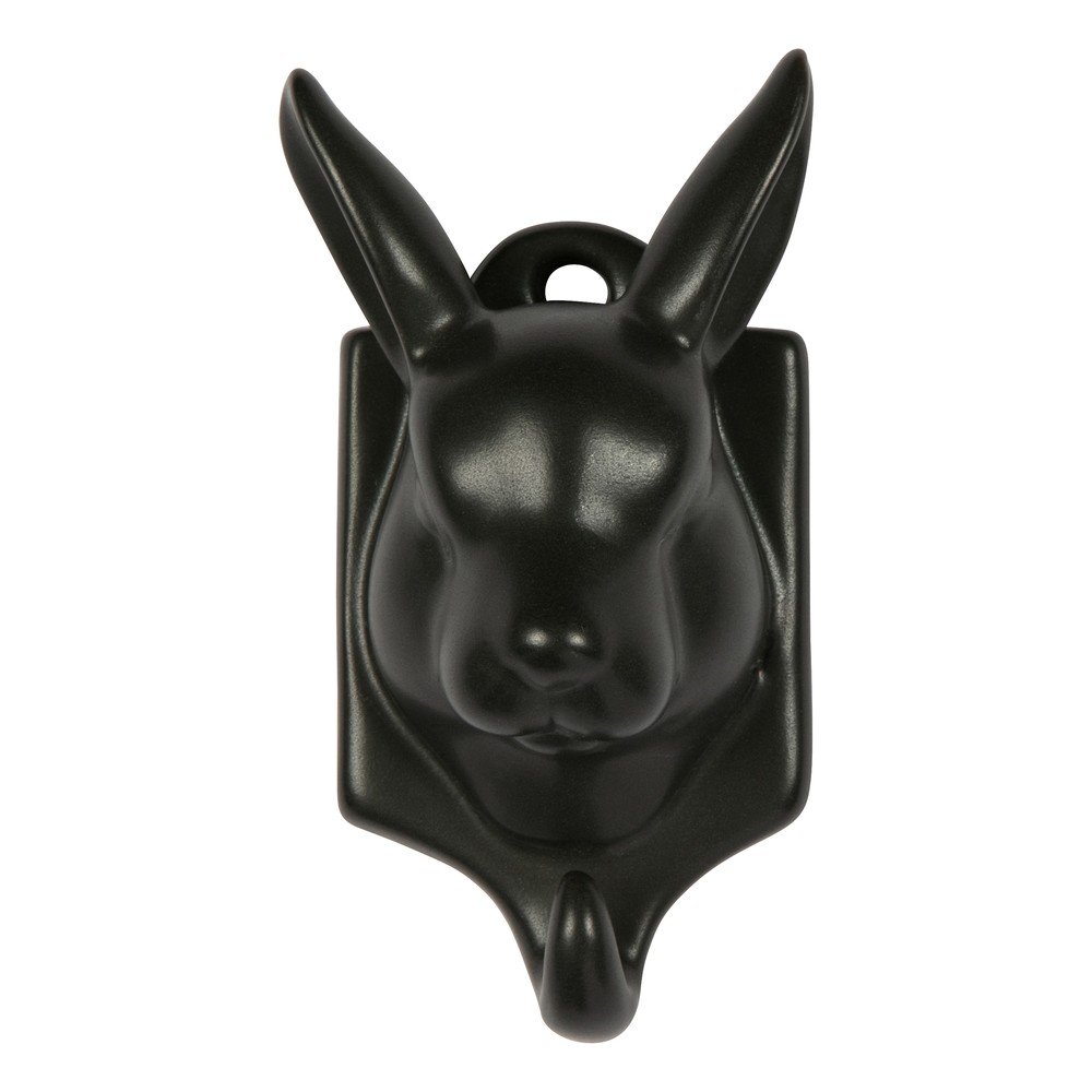 Černá porcelánová závěsná dekorace WOOOD Nona Hare v:1359361 Černá porcelánová závěsná dekorace WOOOD Nona Hare v:1359361
