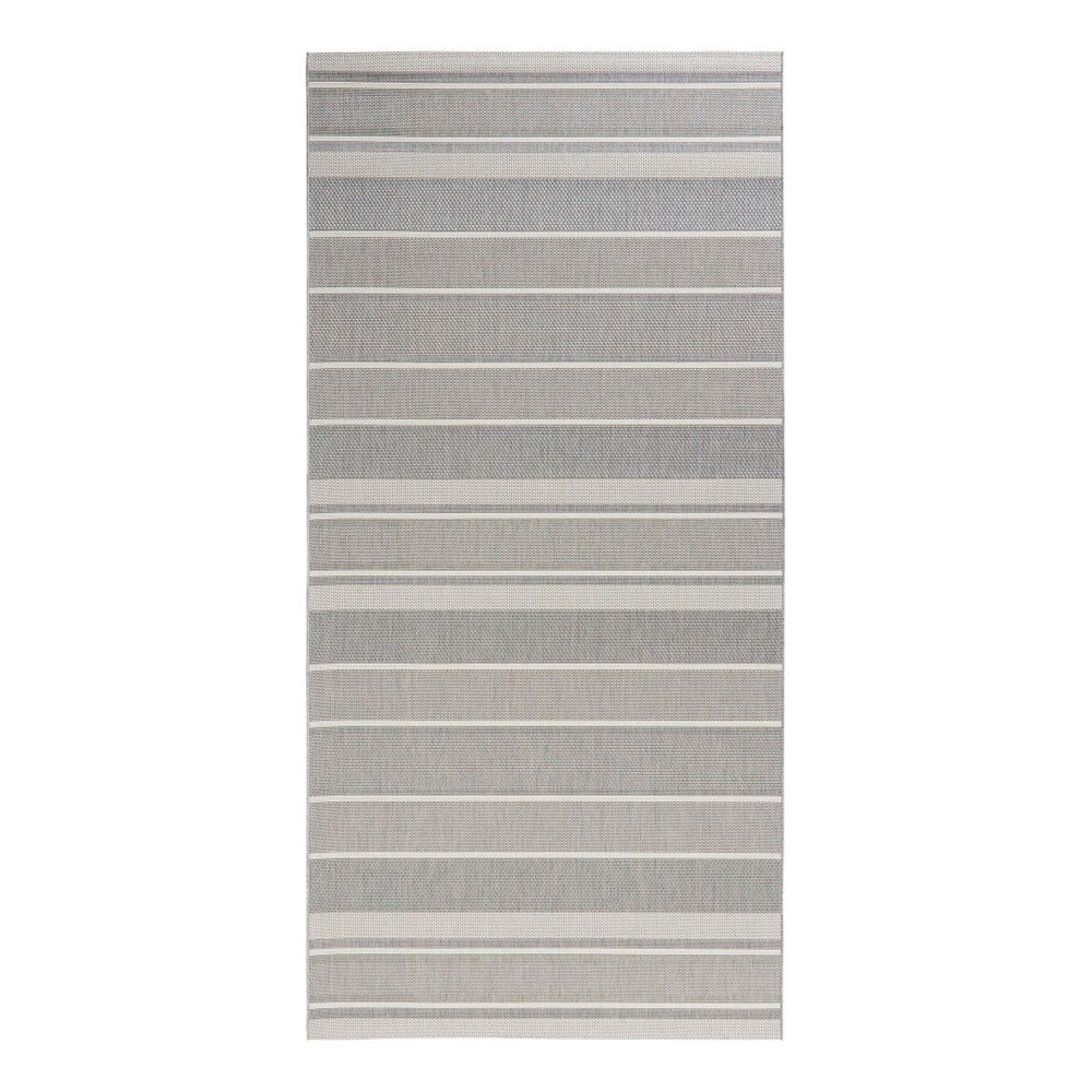 Šedý venkovní koberec NORTHRUGS Strap, 80 x 200 cm v:886638