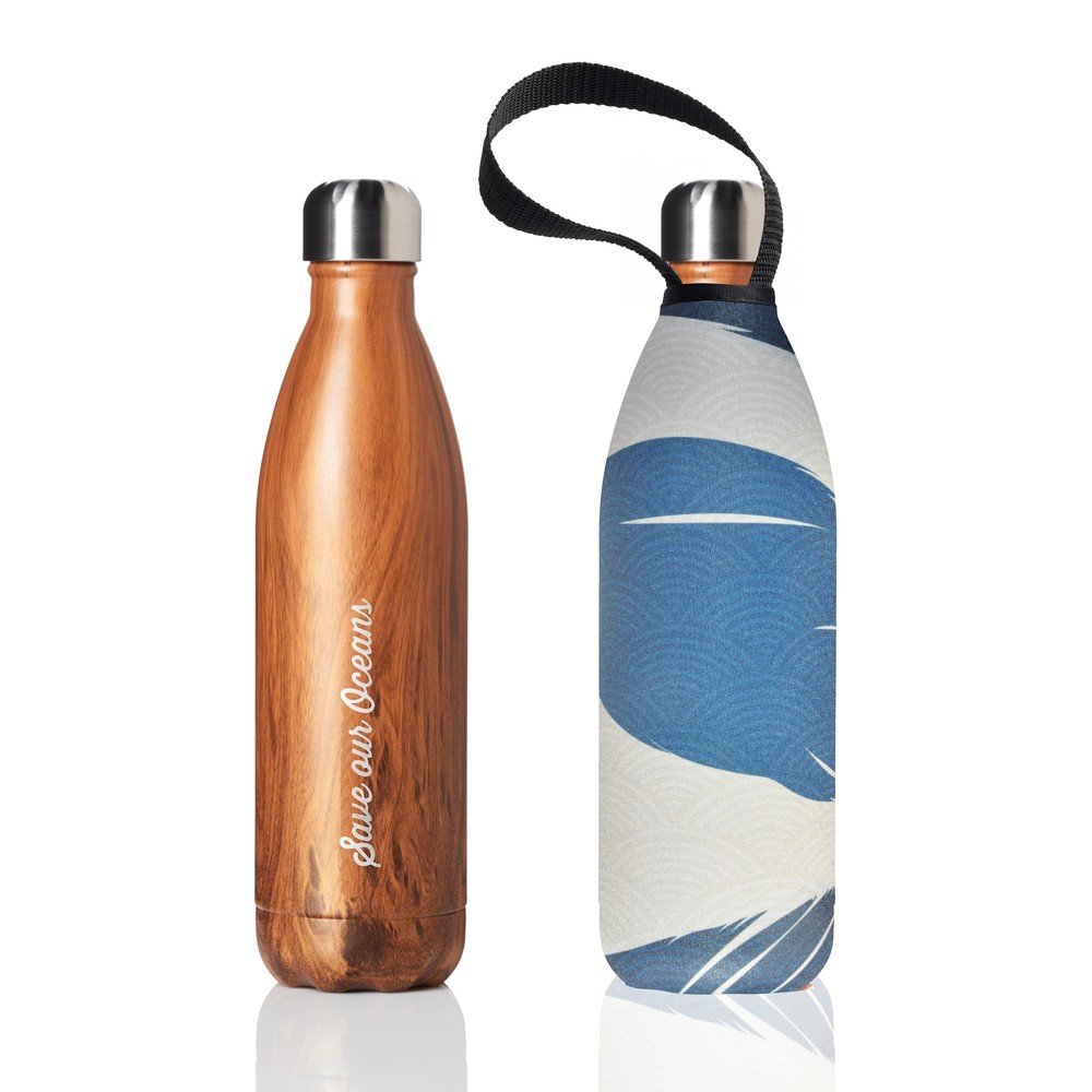 Cestovní termolahev s obalem BBBYO Float Woodgrain, 750 ml v:1351291