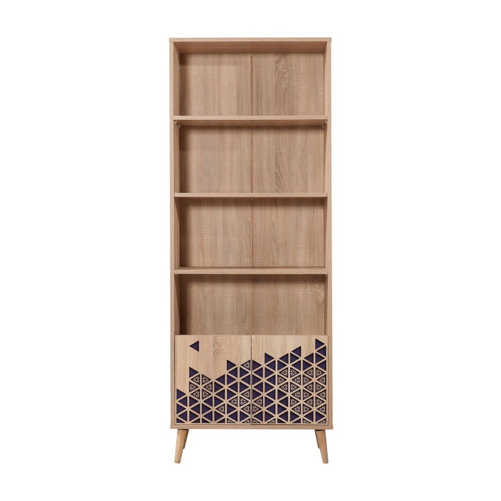Knihovna Booki Blue, 198 x 75 cm v:1284596