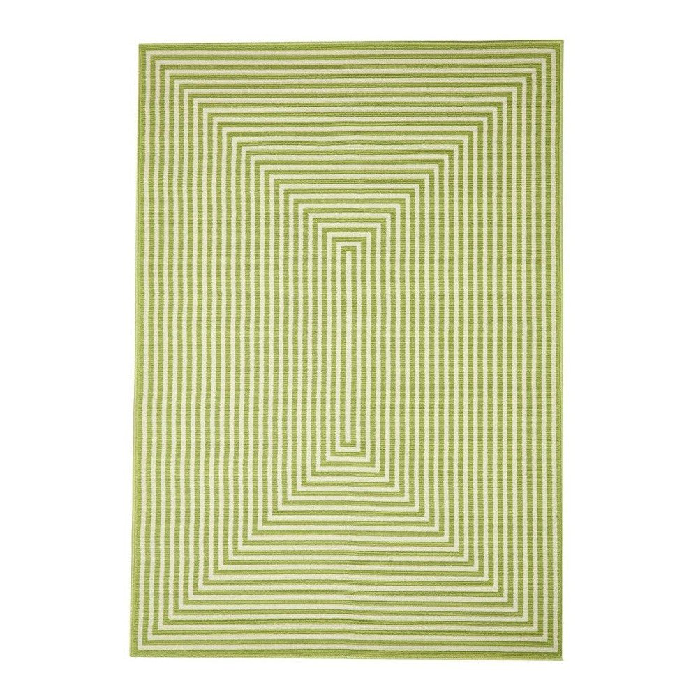 Zelený venkovní koberec Floorita Braid, 133 x 190 cm v:703286