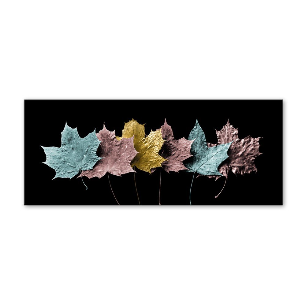 Obraz Styler Glas Pastell Leafes, 50 x 125 cm v:1175872