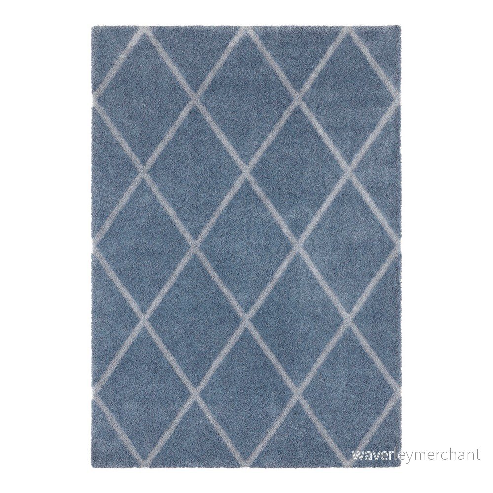 Modro-šedý koberec Elle Decoration Maniac Lunel, 120 x 170 cm v:1264934