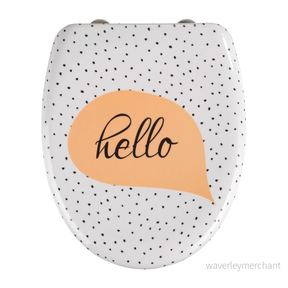 WC sedátko se snadným zavíráním Wenko Hello, 45 x 38 cm v:1015348