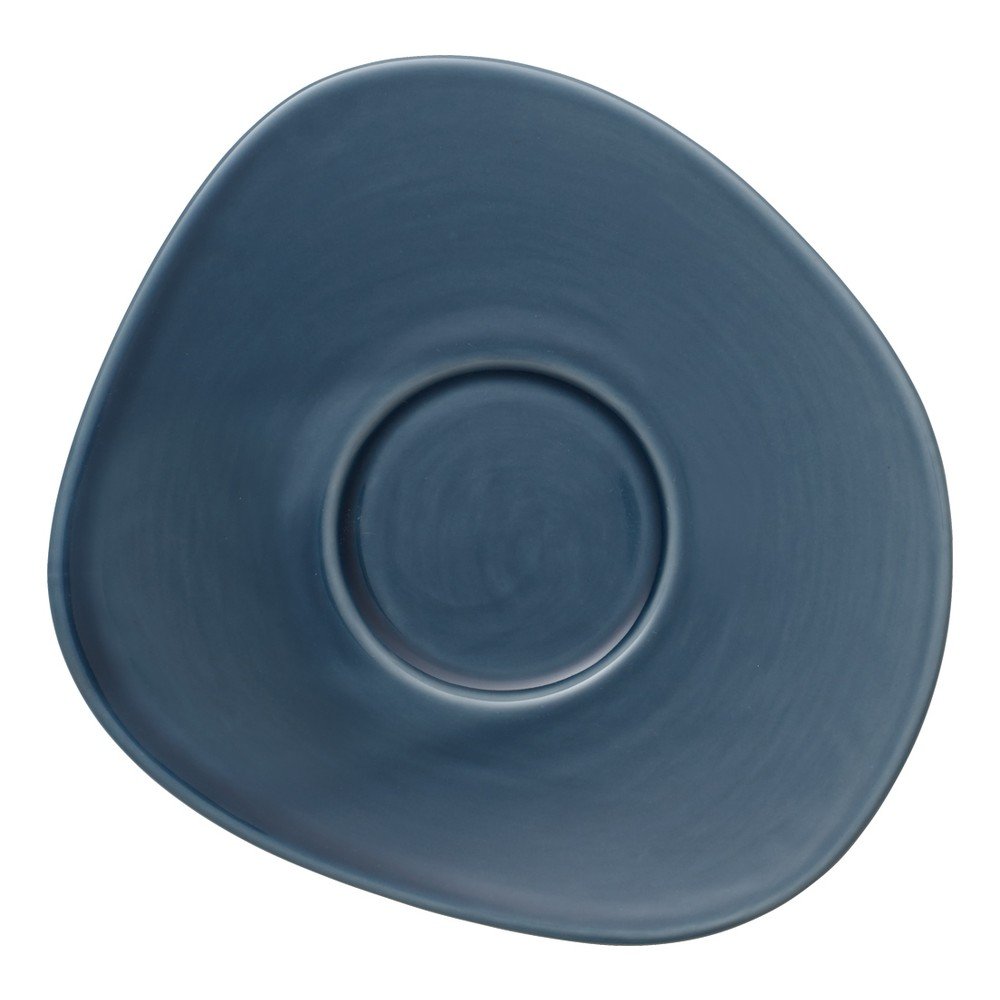 Světle modrý porcelánový podšálek Villeroy & Boch Like Organic, 17,5 cm v:1340029