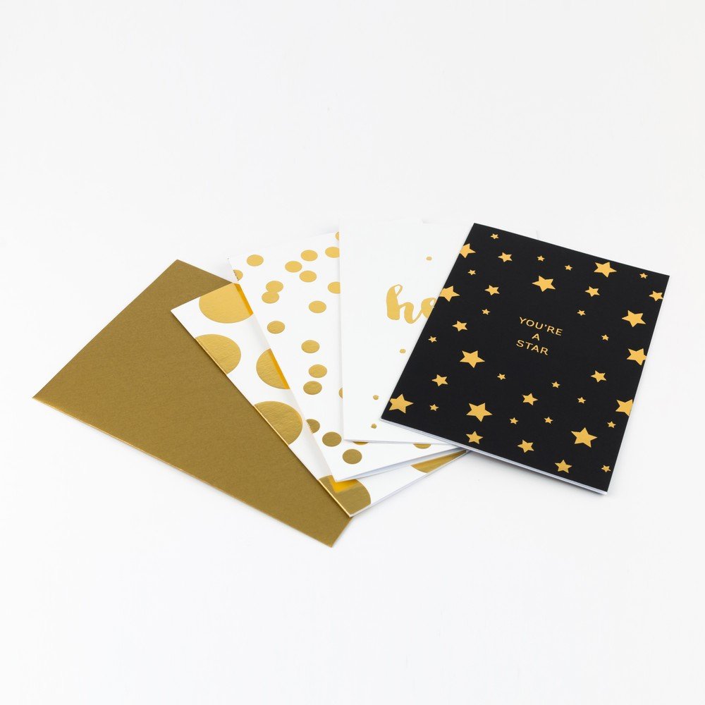 Sada 16 dopisních papírů s obálkami v dárkové krabičce GO Stationery Shimmer v:1232288