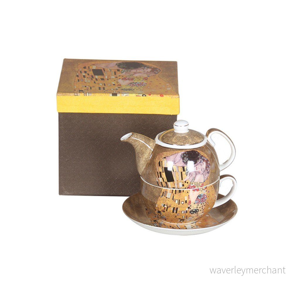 Set čajové konvičky a šálku HOME ELEMENTS Klimt Solei v:1289432