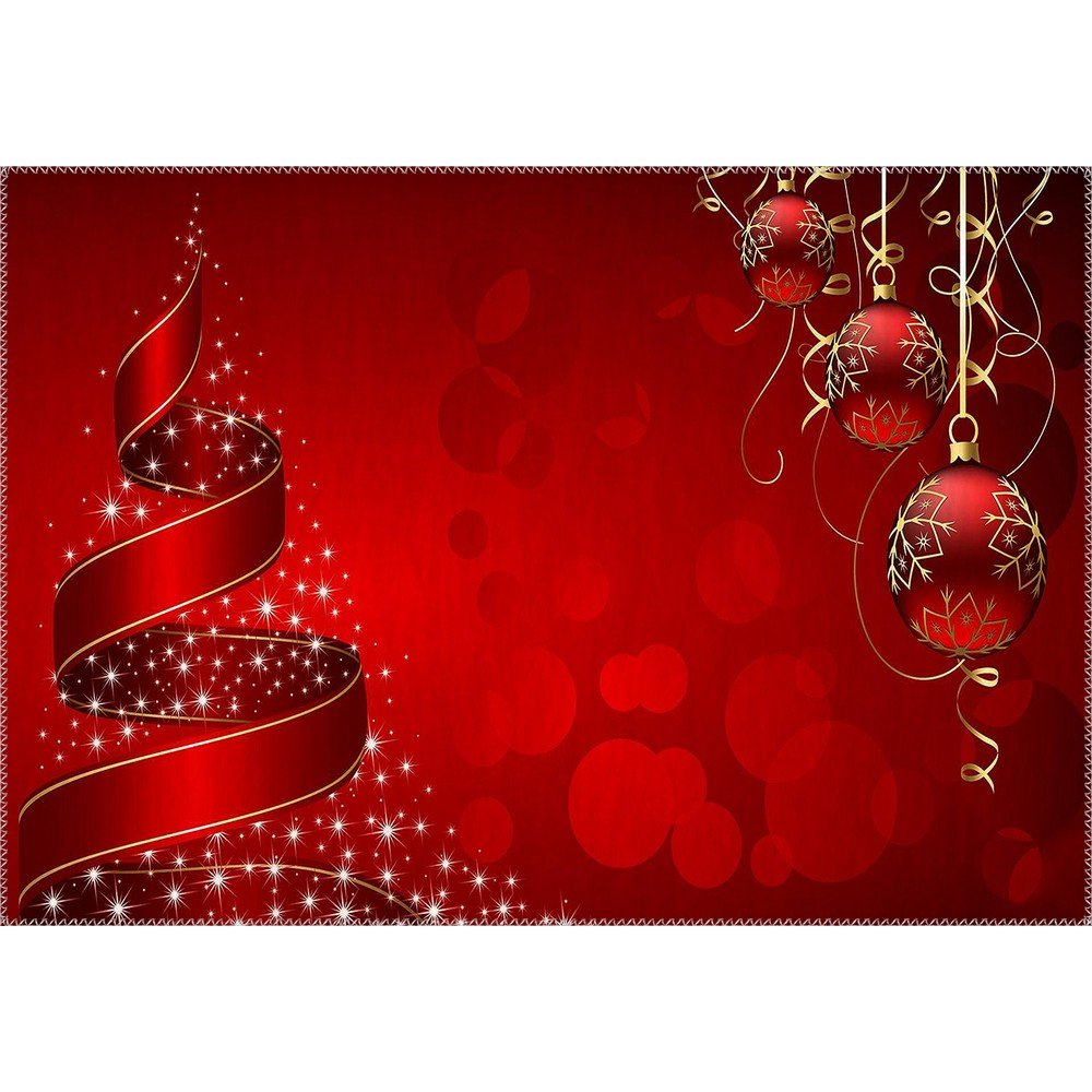 Koberec Vitaus Christmas Period Red, 50 x 80 cm v:1320080