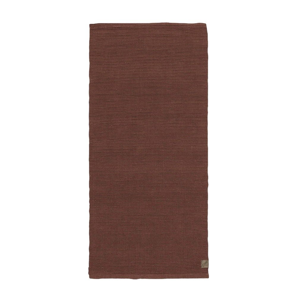 Hnědý jutový koberec běhoun 75x245 cm Ribbon – Mette Ditmer Denmark v:1530326