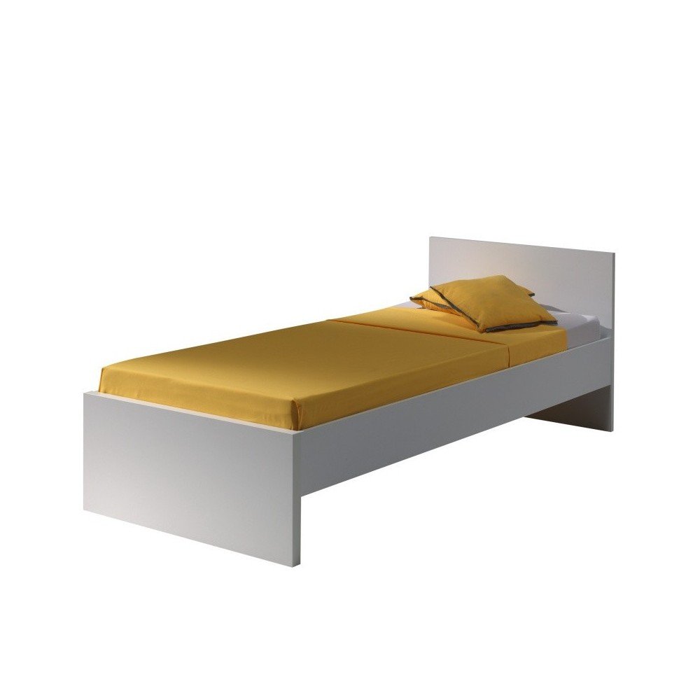 Bílá postel Vipack Milan, 200 x 90 cm v:1129598