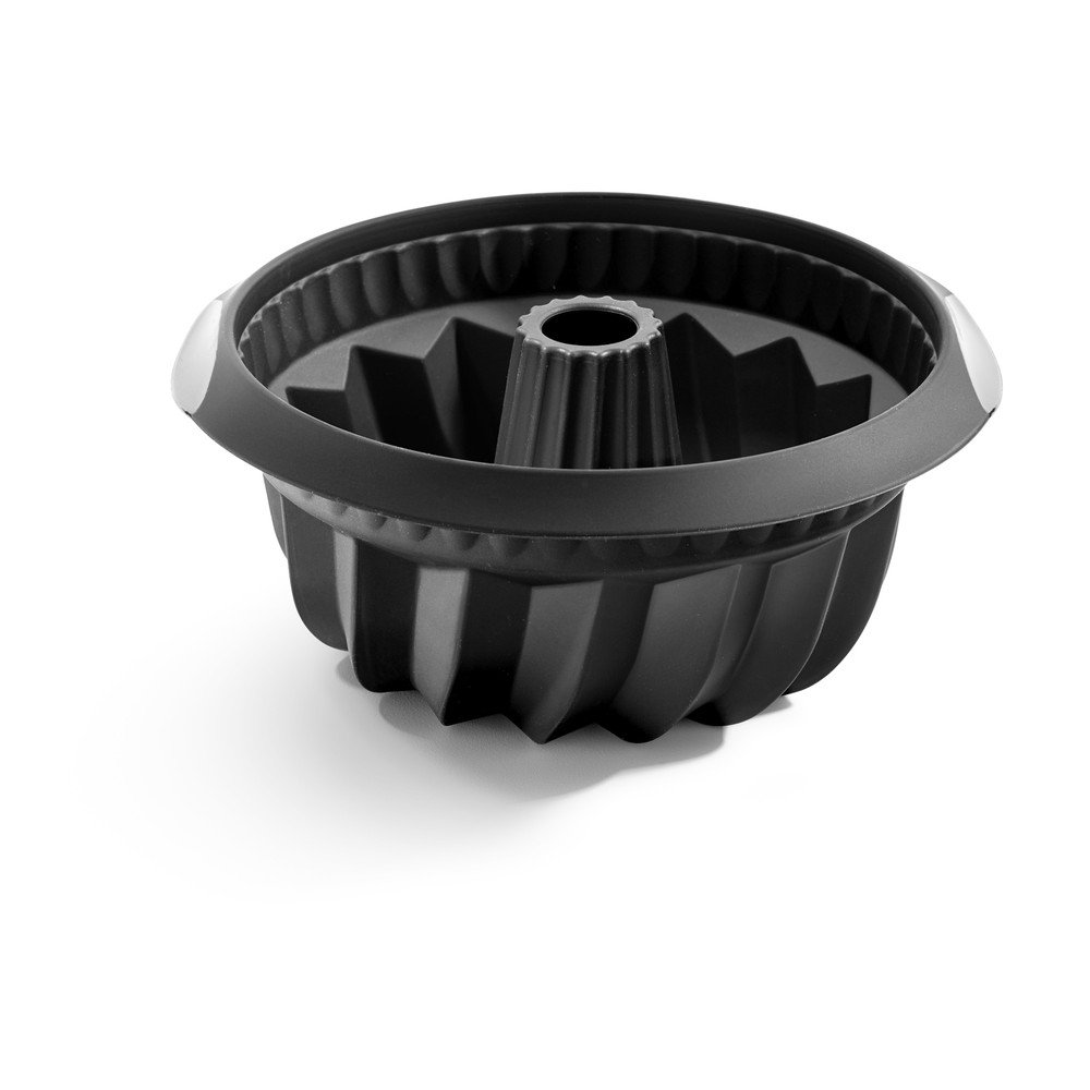 Černá silikonová forma na bábovku Lékué, ⌀ 22 cm v:1235138 Černá silikonová forma na bábovku Lékué, ⌀ 22 cm v:1235138