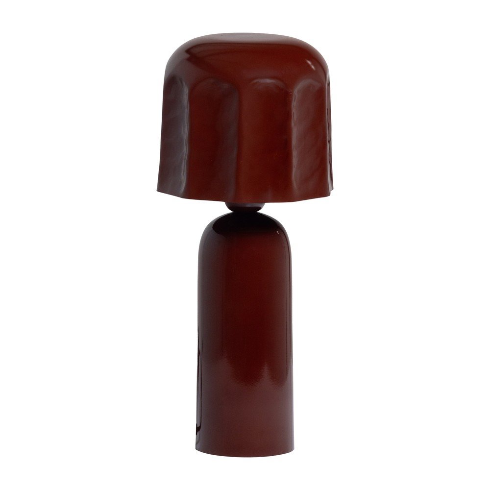Hnědá kovová stolní lampa Lumira – WOOOD v:1909516