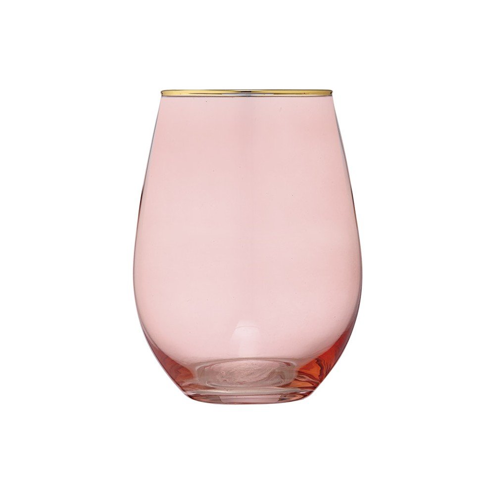 Růžová sklenice Ladelle Chloe, 600 ml v:1393955