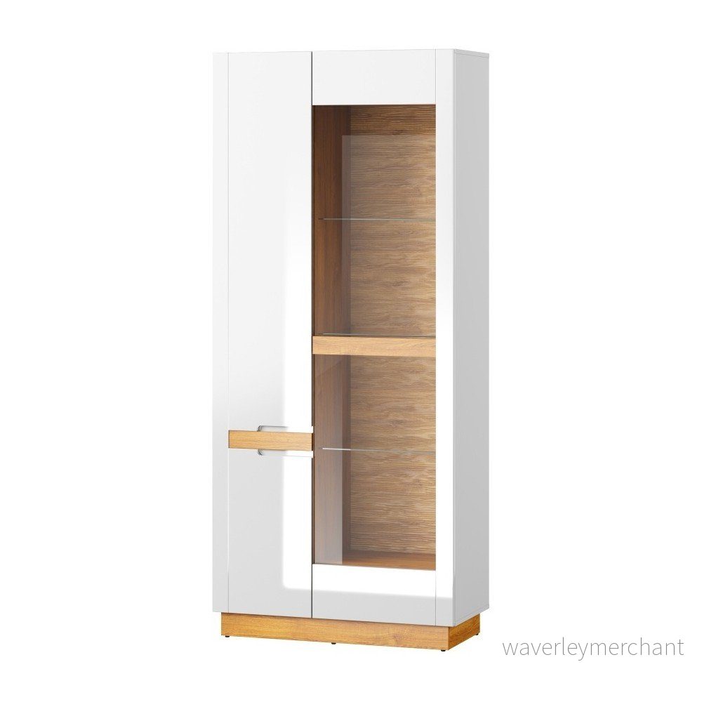 Dvojdveřová vitrína Szynaka Meble Visio, šířka 86 cm v:843396