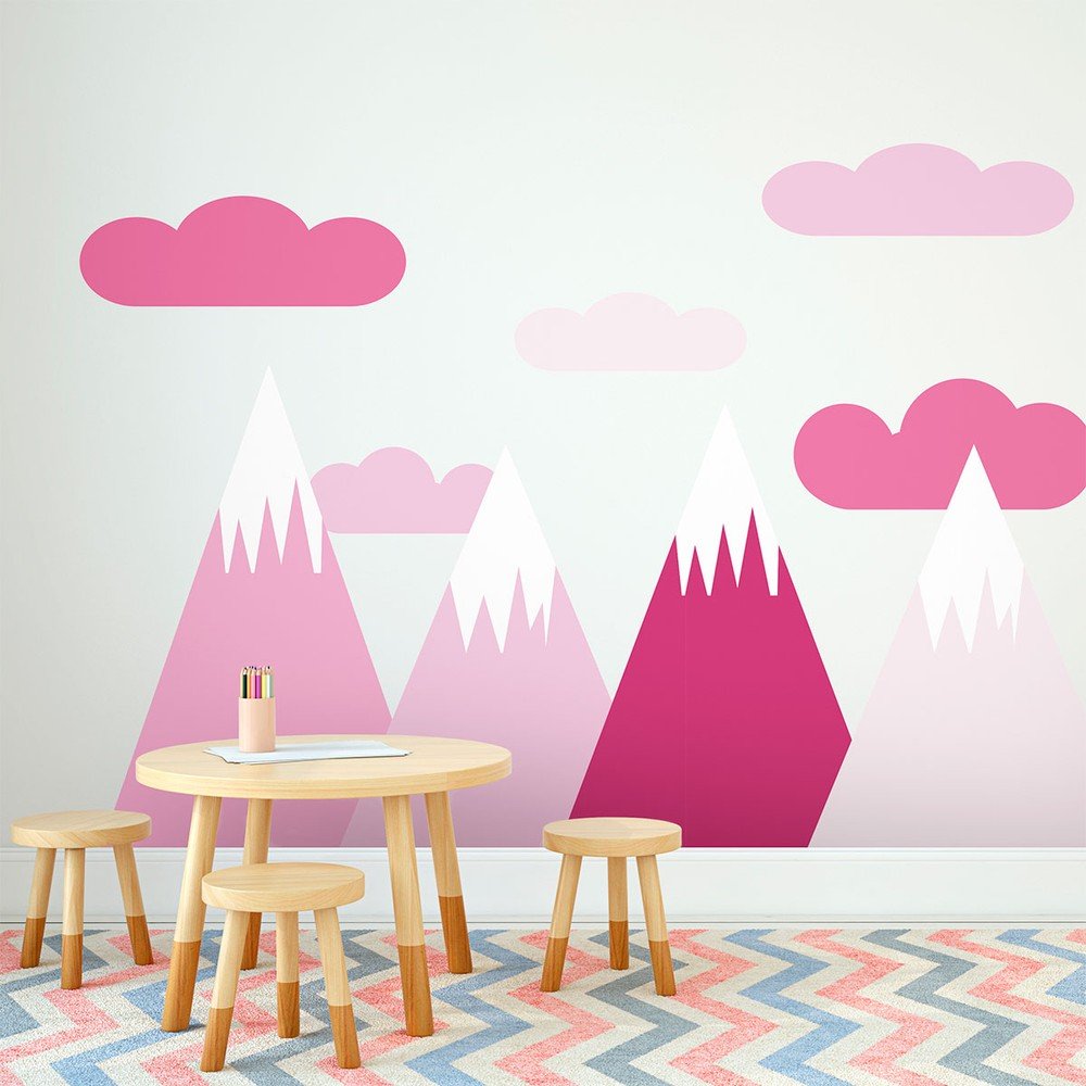 Nástěnná samolepka Ambiance Scandinavian Giant Mountains Shaka v:1327428
