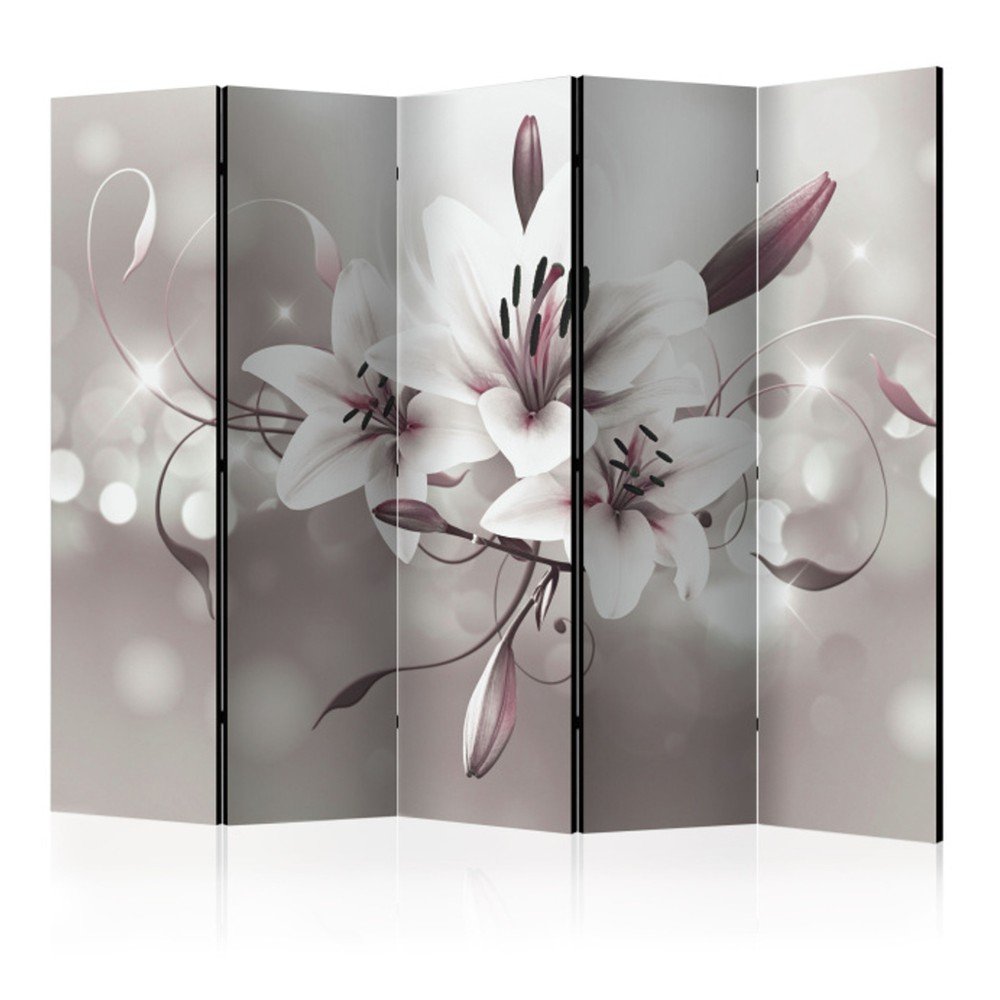 Paraván Artgeist Gray Lily, 225 x 172 cm v:963856