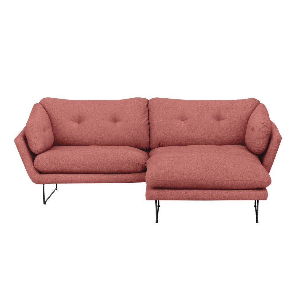 Set růžové pohovky a sedacího pufu Windsor & Co Sofas Comet v:1069898