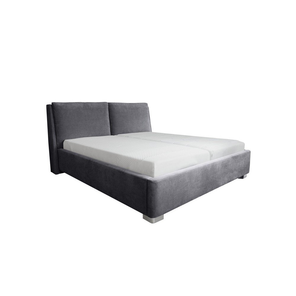 Šedá dvoulůžková postel Mazzini Beds Vicky, 180 x 200 cm v:932064