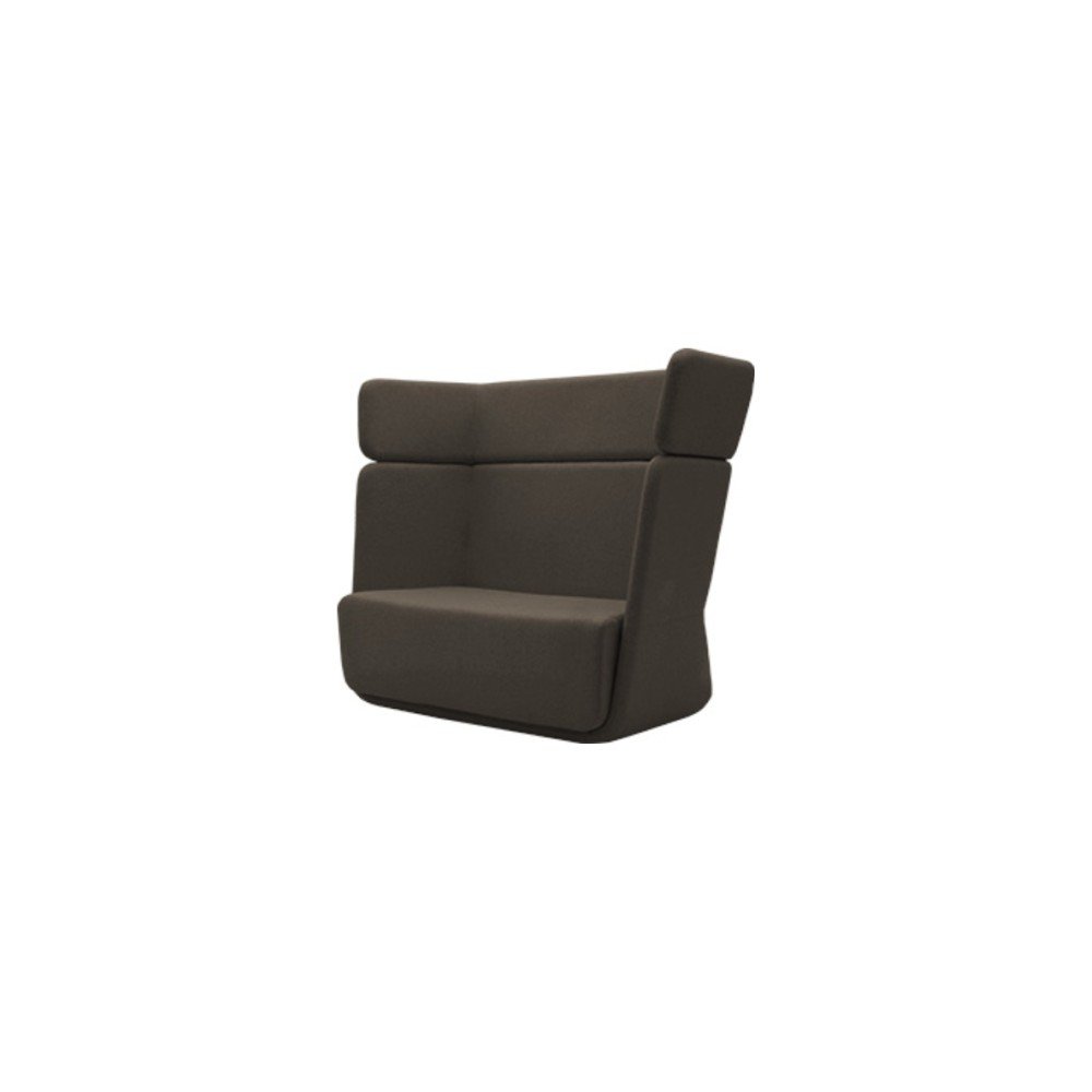 Tmavě hnědé křeslo Softline Basket Eco Cotton Mocha v:1194504
