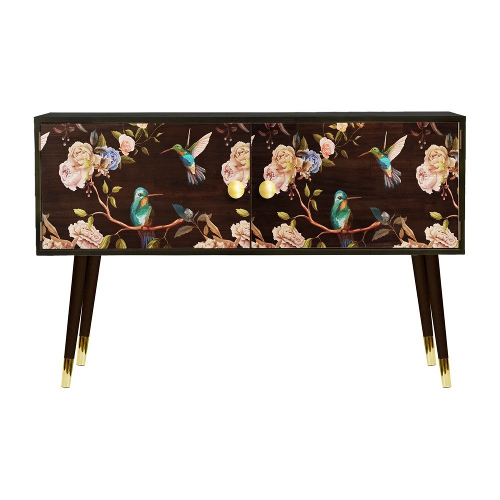 Komoda z masivního borovicového dřeva Velvet Atelier Au Cafe Golden Colibri v:1336306