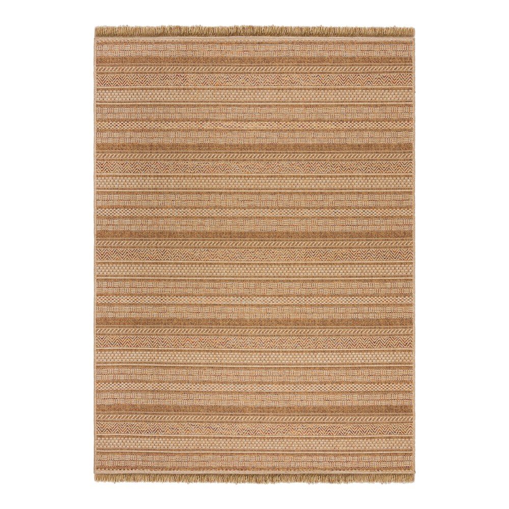 Vnitřní a venkovní koberec v přírodní barvě 160x230 cm Farah Stripe – Flair Rugs v:1726356