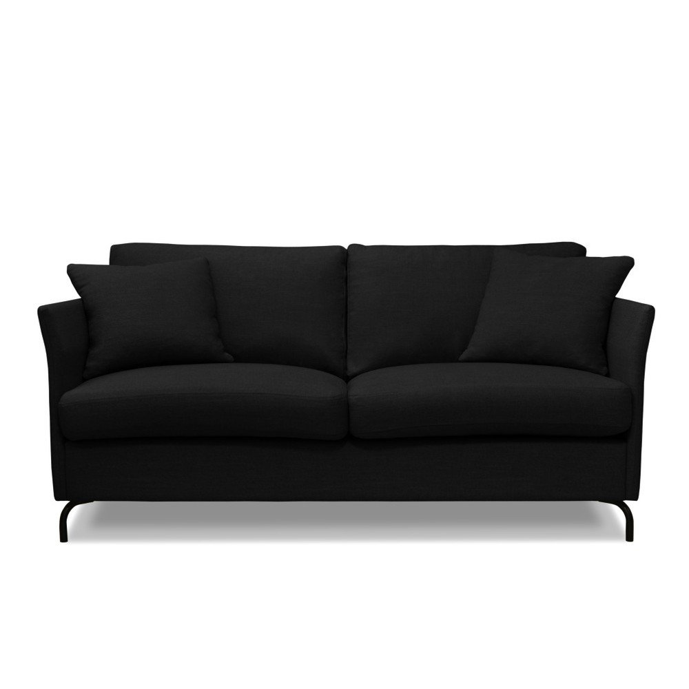 Černá dvojmístná pohovka Windsor & Co. Sofas Saturne v:762612